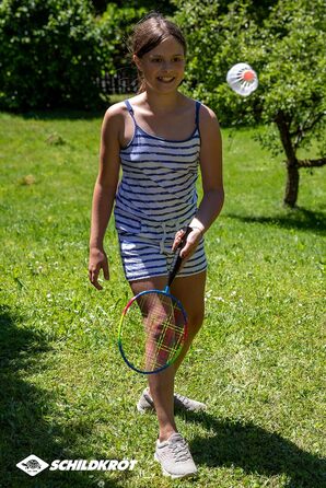 Набір для бадмінтону Talbot-Torro Family: 2 дитячі ракетки, 2 стандартні ракетки, 3 волани, регульована сітка, сумка