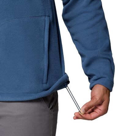 Чоловіча флісова куртка Columbia Fast Trek II Full Zip Fleece, темно-сіра (Dark Mountain), розмір XXL