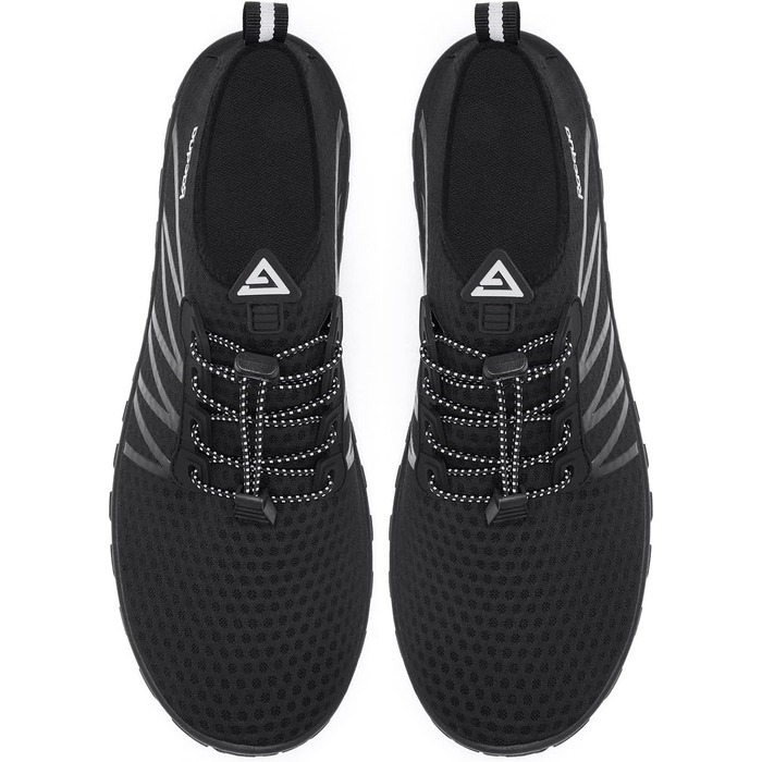 Водні черевики Raqua для плавання та відпочинку на пляжі (унісекс, чорний)