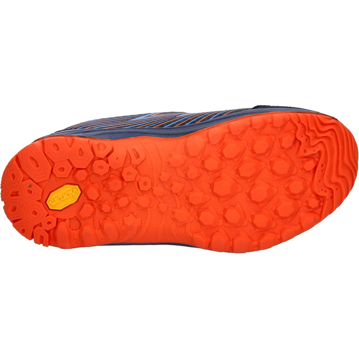 Жіночі кросівки для трейлраннінгу Brütting Chesna Low, 35 EU, антрацит, синій, помаранчевий