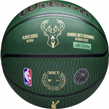 Баскетбольний м'яч Wilson Player Icon Giannis Antetokounmpo Milwaukee