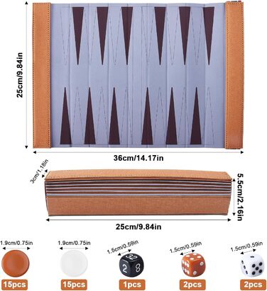 Набір для гри в нарди 