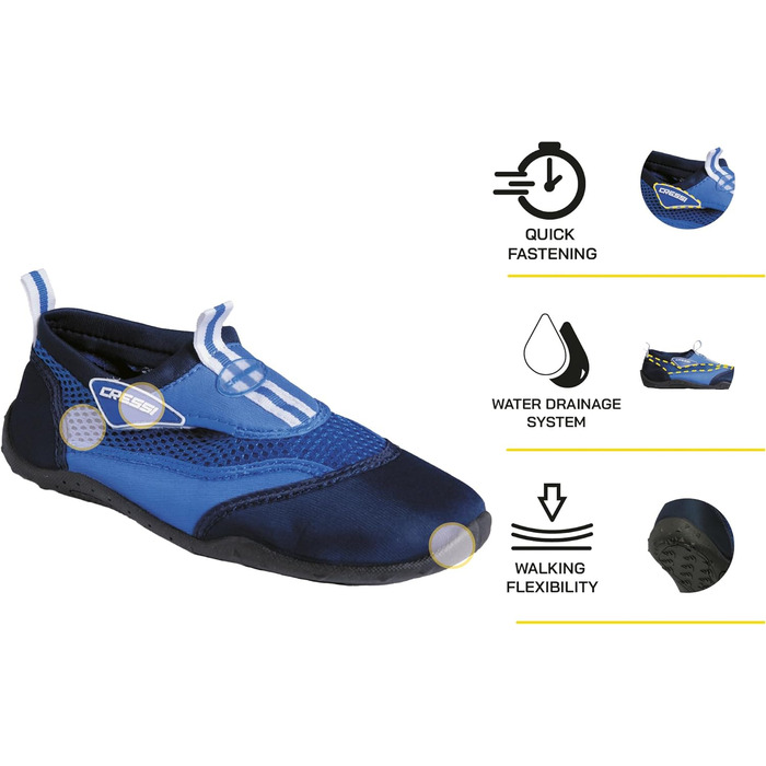 Кросівки для плавання Cressi VariationSheet Reef Jr - дитячі унісекс (чорно-червоні, 43 EU)