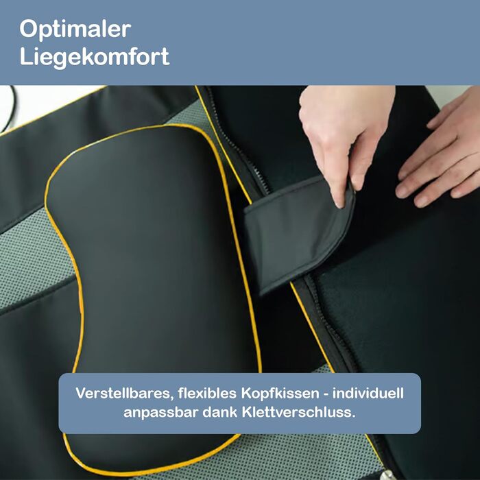 Belena Active Pro - електричний масажер для ніг з інфрачервоним нагрівом та 6 ротаційними насадками (Shiatsu масажна матрац)