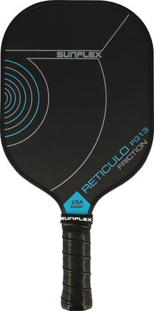 Sunflex Pickleball ракетка Reticulo FG13 Friction з фібергласовою поверхнею, для професіоналів і любителів, трендовий спорт для всіх вікових груп