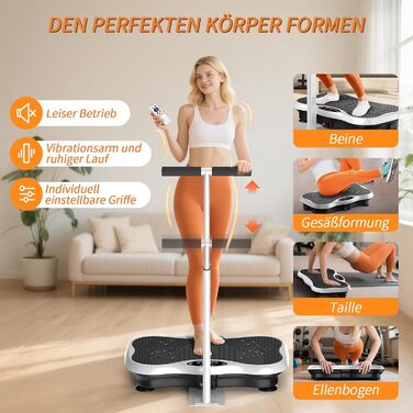 Віброплатформа для дому з пультом та Bluetooth, Vibro Shaper для всього тіла