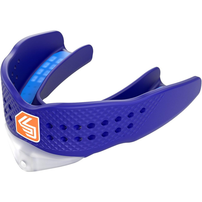 Захисник для рота Shock Doctor 9000 Superfit, унісекс, для всіх видів спорту, білий (для дорослих, королівський синій)