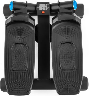 Степпер Gymtek XST250 з ручками та еспандерами, LCD, лічильник кроків і калорій – тренажер для фітнесу, пілатесу та домашніх тренувань