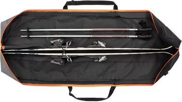 Чохол для лиж GREMEX Skitasche: водонепроникний, міцний, ергономічний, для 1 пари лиж, 160 см, аксесуар для лиж, блакитний + жовтий