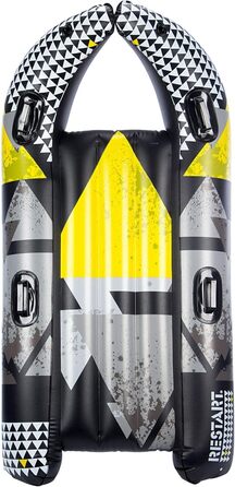Надувні сани Restart Downhill Racer, чорні/сірі/жовті, стандартний розмір