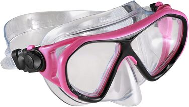 Набір для снорклінгу US.Divers Combo DORADO II JR для дітей від 6 років: маска, ласти та трубка, 180° огляд, антифог, захист від протікань, UV-захист, рожево-чорний