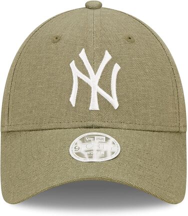 Кепка New Era New York Yankees 9Forty Adjustable Linen Stone White для жінок