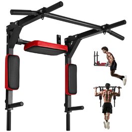 Кімнатна турнік VEVOR, турнік для дому, турнік для фітнесу, турнік для верхньої частини тіла, Power Tower Set, до 200 кг