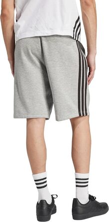 Чоловічі повсякденні шорти adidas Essentias French Terry 3-Stripes, темно-сірі (XS)