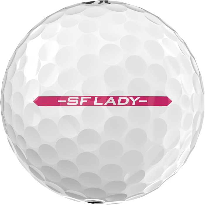 Гольф м'яч Srixon Soft Feel Lady 8 & 9 | Для жінок | Низька компресія, легкий старт | М'яка текстура | Ідеально для помірних ударів та підвищеної точності, білий