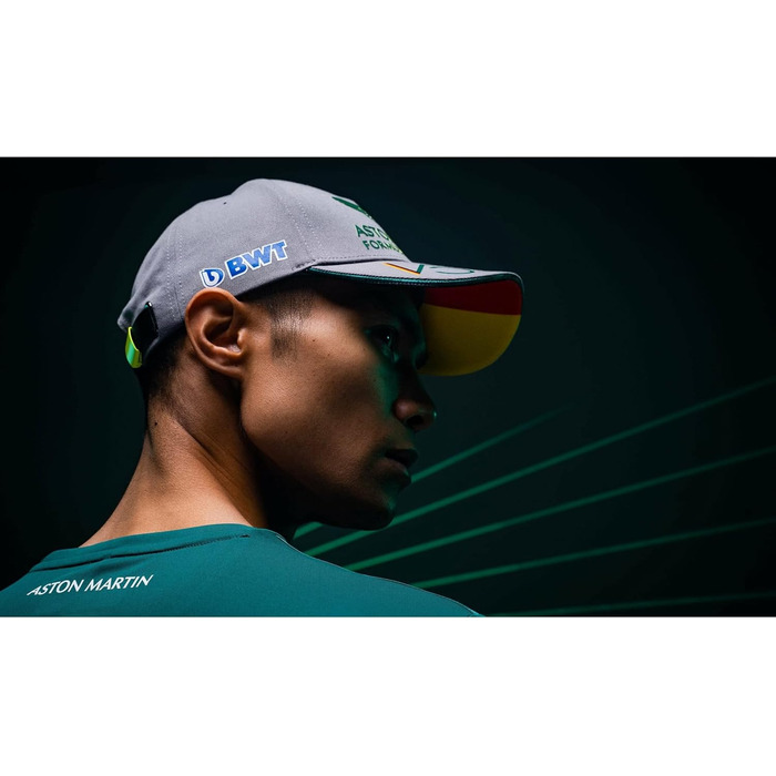 Кепка F1 Aston Martin Sebastian Vettel, сіра, дорослий розмір (універсальний)
