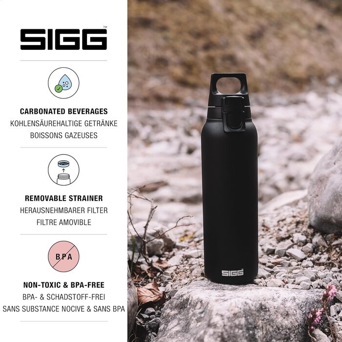 Термофляга SIGG Hot & Cold ONE: ізольована фляга з нержавіючої сталі, для гарячих та холодних напоїв