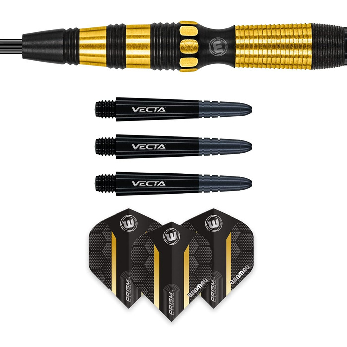 WINMAU Simon Whitlock Dynamic Special Edition 21 г Професійні вольфрамові дротики з крилами та стрижнями