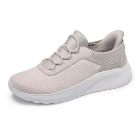 Кросівки жіночі Skechers Bobs Squad Chaos Slip-ins Off White 39 EU - зручні кежуал сліпони