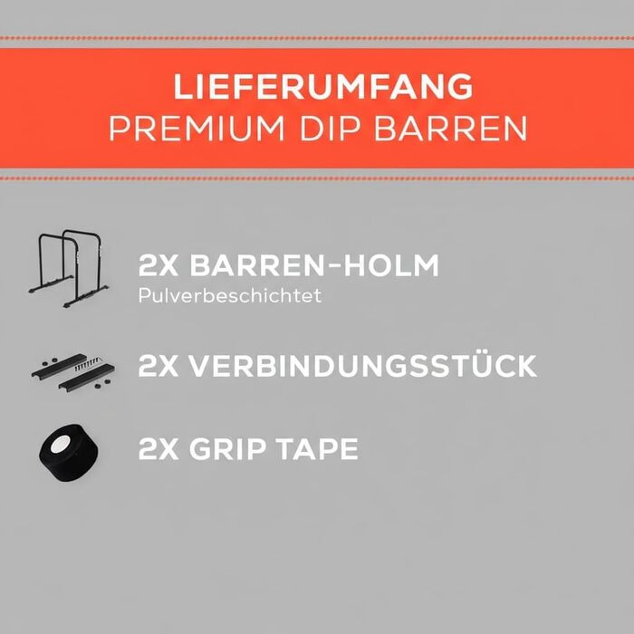 NEOLYMP Dip Barren для віджимань та зворотних віджимань – стійка для віджимань, 400 кг, з електронною книгою, регульована ширина, 90 см, антиковзні ніжки, для дому