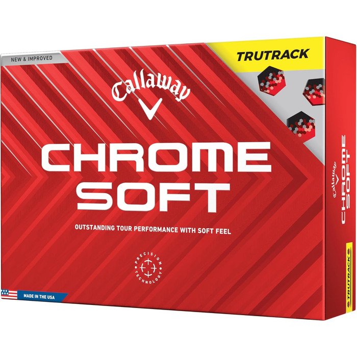 Гольф-м'ячі Callaway Chrome Soft 2024, преміум-класу