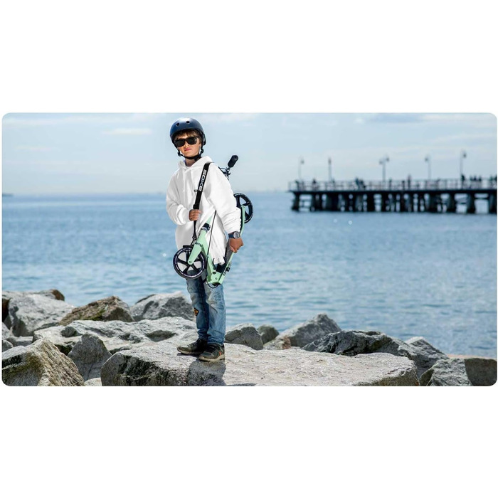 Міський самокат SOKE Cityroller: зелений, для їзди містом