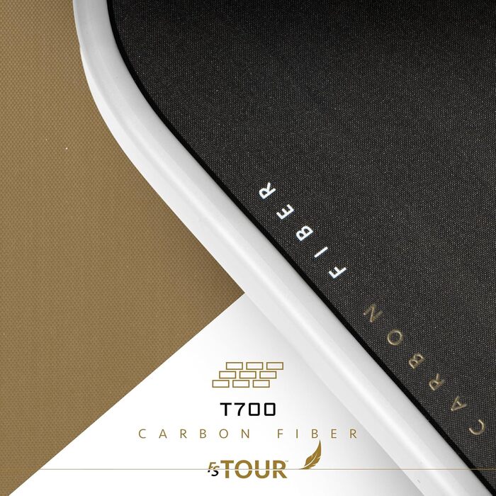 Franklin Sports Pro Pickleball Paddel FS Tour Featherweight – Легка ракетка для піклболу з карбоновим покриттям, схвалена USA Pickleball