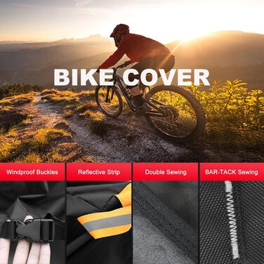 Чохол для велосипедів Zettum на 3 велосипеда - водовідштовхуючий, міцний, з PU покриттям. Ідеально для транспортування та зберігання на автокріпленні.