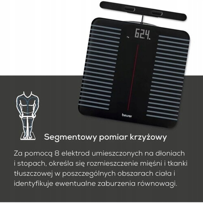Ваги для ванної Beurer BF 990 Wi-Fi з аналізом складу тіла