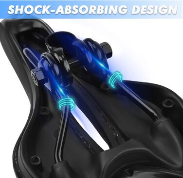 Зручний чоловічий велосипедний сідло з гелевим наповнювачем, MTB сідло для чоловіків та жінок, велосипедні сідла, порожнисте сідло для шосе, аксесуари для гірського велосипеда (стиль D)