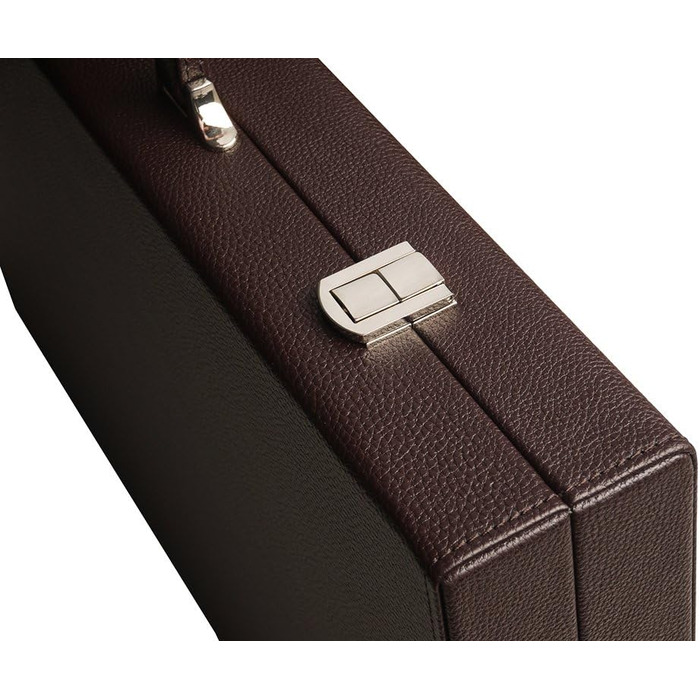 Набір для гри в нарди преміум-класу Silverman & Co. 48 x 64 см, темно-коричневий