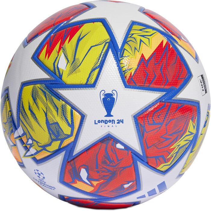 М'яч футбольний Adidas UEFA Champions League, розмір 4, білий, сертифікат FIFA, унісекс
