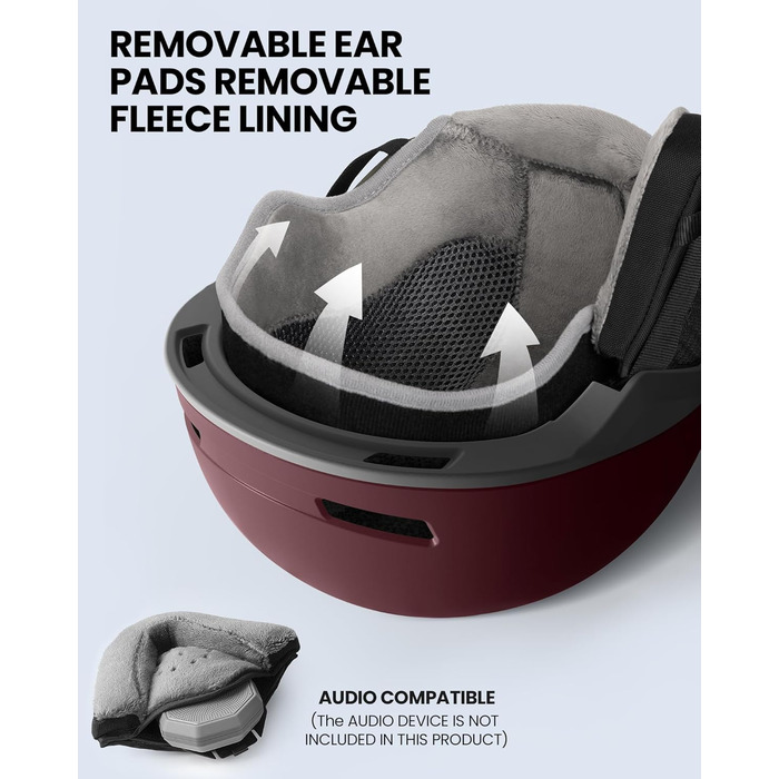 Шолом OutdoorMaster MIPS для катання на лижах та сноуборді, вентиляція, полікарбонат, EPS, червоний, S