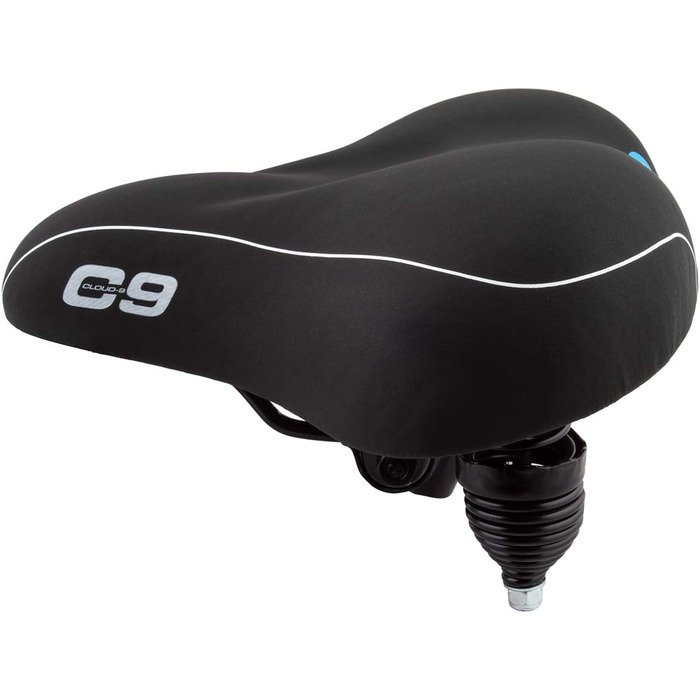 Сідло для велосипеда Cruiser з гелевою підкладкою, чорне, 10.5' x 10.5'