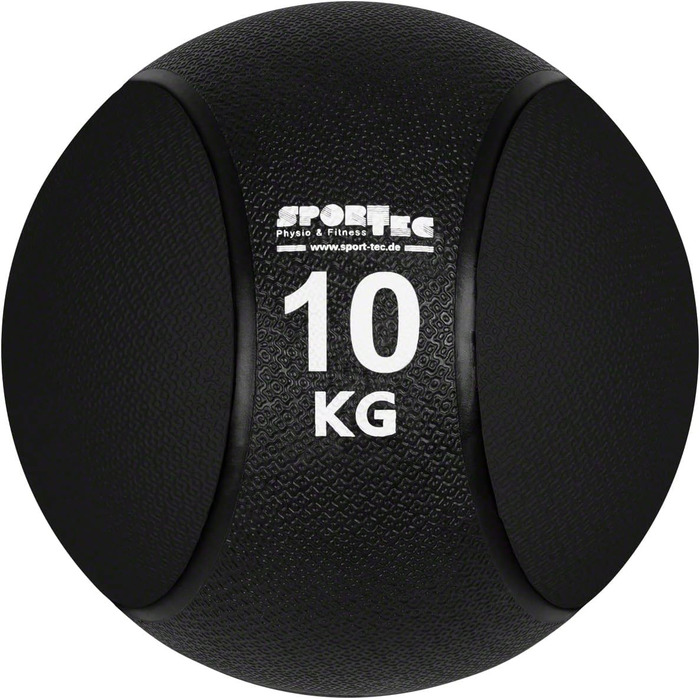 Медичний м'яч Sport-Tec 10 кг, чорний, для тренувань