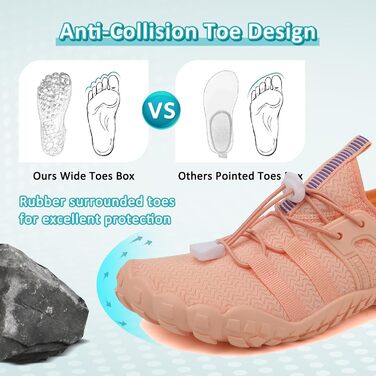 Зітоп Водні черевики для жінок та чоловіків, шкарпетки-черевики, басейн, пляж, спорт, серфінг, йога (36-46 EU), білий, сірий (39 EU, колір м'яса)