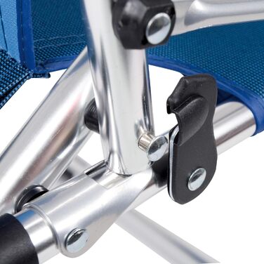 Крісло для кемпінгу Bo-Camp Copa Rio Comfort: розкладне, блакитне, для відпочинку на природі та риболовлі