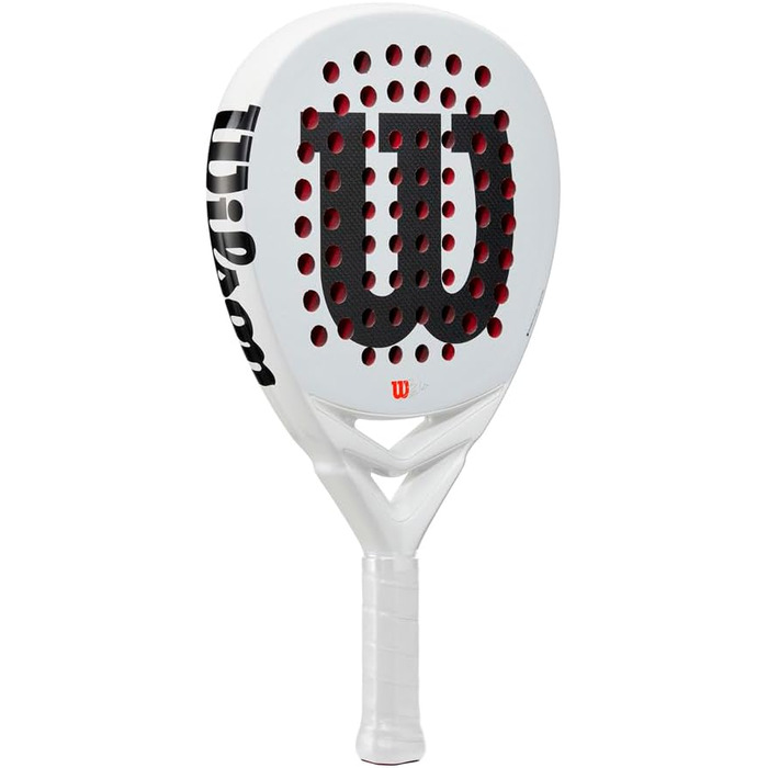 Падель ракетка Wilson Bela LT V2.5, карбон/EVA, 355 г, біла