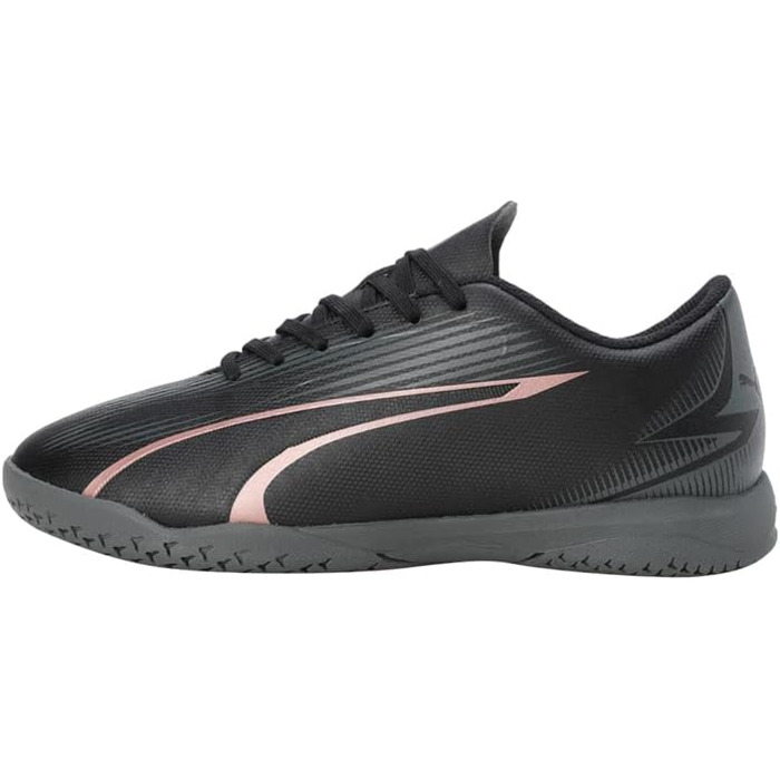 Дитячі футбольні бутси PUMA Ultra Play It Jr для гри в футбол (36 EU, Puma Black Copper Rose)