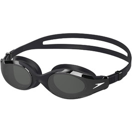 Окуляри для плавання Speedo Hydrosity 2.0 із дзеркальними лінзами, унісекс, чорний/димчастий/сріблястий, універсальний розмір