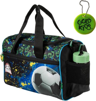Спортивна сумка Goldkids для дітей (дівчаток та хлопчиків) з мотивом футболу - 40x22x20 см