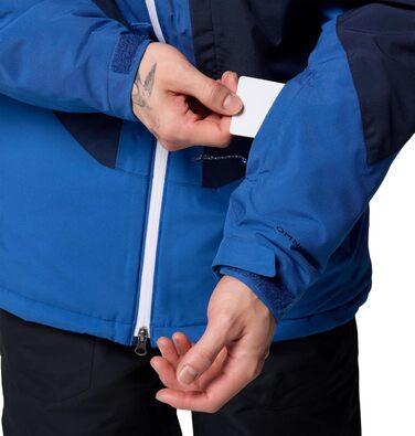Куртка гірськолижна Columbia Powder Prime чоловіча (XL, Mountain Blue/Collegiate Navy) - водонепроникна, дихаюча