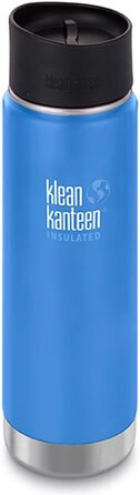Термос-бутилка Klean Kanteen Wide 592 мл з кришкою Cafe Cap 2.0, вакуумна, Pacific Sky