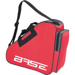 Сумка для ковзанів BASE Skatebag - зелено-червона з ручками та регульованим ременем