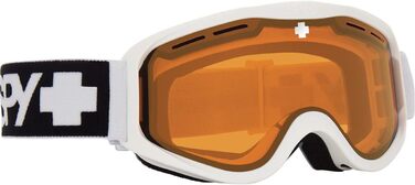 Лижна маска SPY OPTICS Cadet, матова біла, HD LL Persimmon, середній розмір, унісекс, для дорослих
