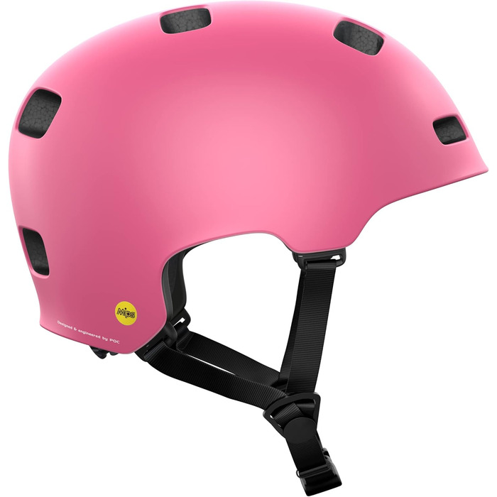 Велосипедний шолом POC Crane MIPS, легкий, міцний, з подвійним посиленим EPS, Actinium Pink Matt, розмір M (55-58 см)