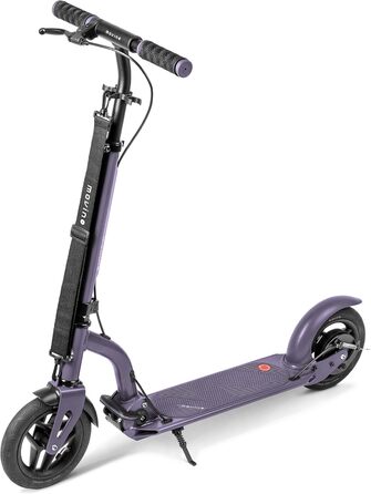 Самокат трюковий Movino Roller Air фіолетовий, складаний, для підлітків та дорослих, з великими пневматичними колесами та регульованим кермом