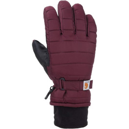 Жіночі зимові рукавички Carhartt Quilts Insulated з водонепроникною мембраною, Crabapple