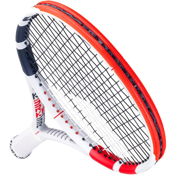 Тенісна ракетка Babolat Pure Strike 100 U, біло-червона, для професіоналів