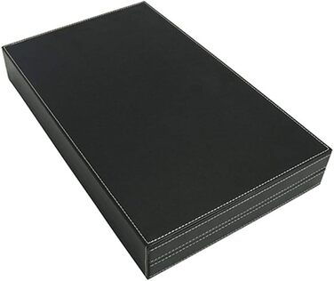 Набір для нард Jiakalamo, дорожній, з PU-шкіри, складна дошка 38×23×5,5 см, настільна гра для дорослих і дітей